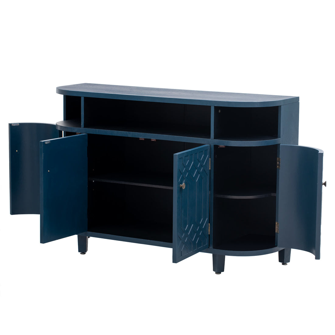 Iffhome U-Style Curved Design Buffet Sideboard