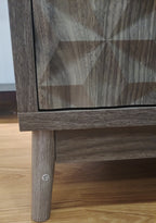 Modern Style Diamond-shaped Relief Buffet Cabinet - image 8