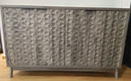 Modern Style Diamond-shaped Relief Buffet Cabinet - image 6