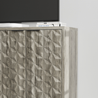 Modern Style Diamond-shaped Relief Buffet Cabinet - image 13
