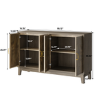 Modern Style Diamond-shaped Relief Buffet Cabinet - image 15