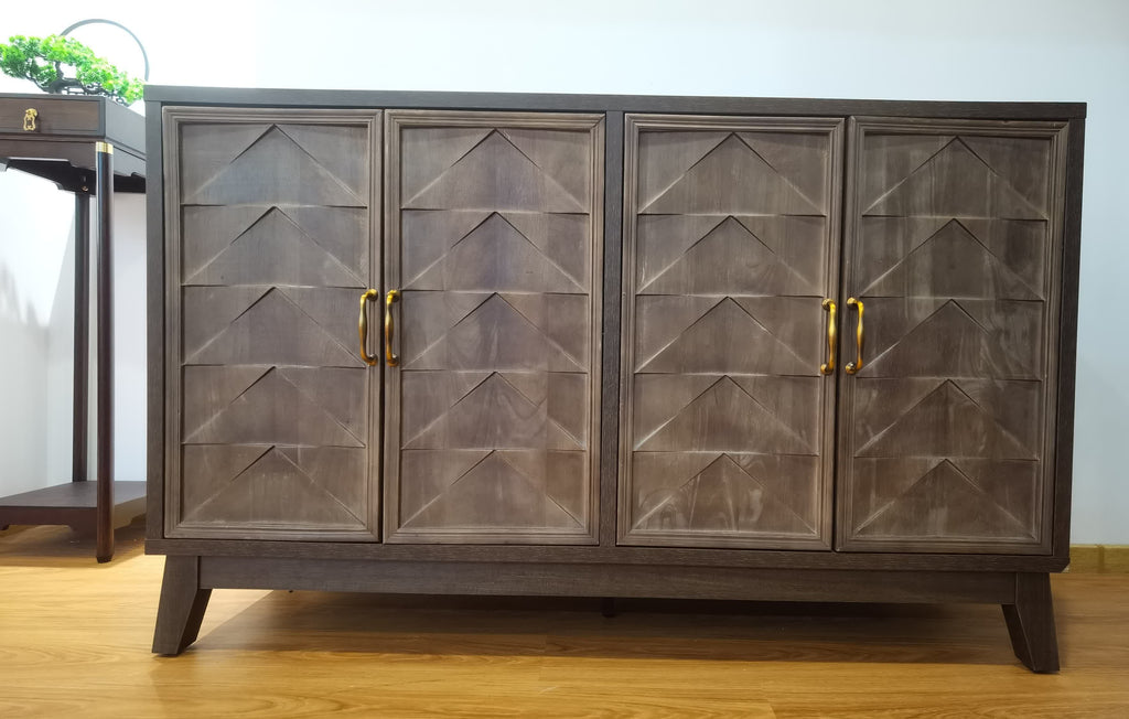 Modern Style Diamond-shaped Relief Buffet Cabinet - image 18