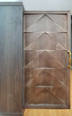 Modern Style Diamond-shaped Relief Buffet Cabinet - image 24