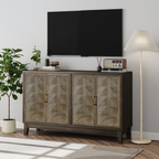 Modern Style Diamond-shaped Relief Buffet Cabinet - image 17