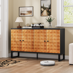 Modern Style Diamond-shaped Relief Buffet Cabinet - image 28