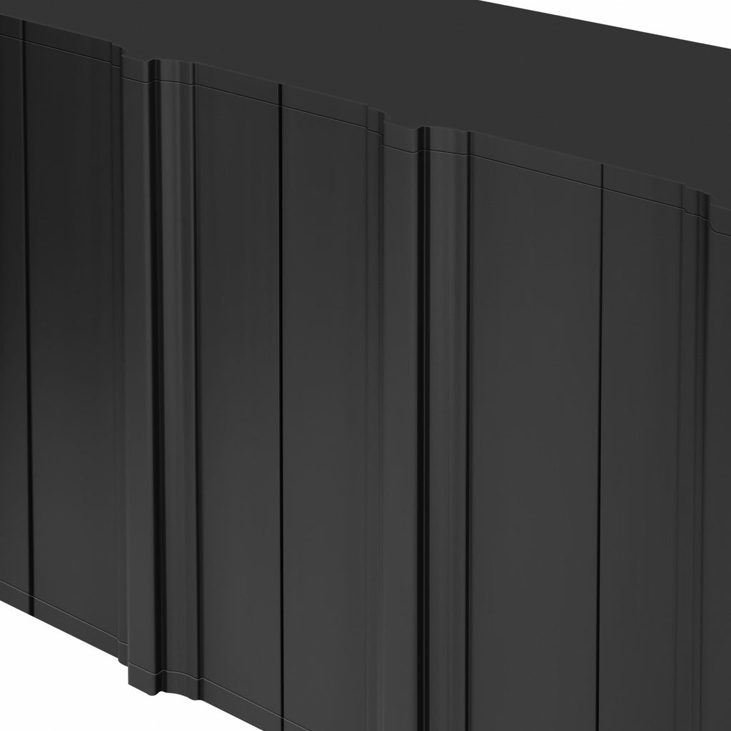 U-STYLE Linear Accents 4-Door Buffet Sideboard - image 9