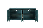 Wooden Modern Carved Flower Door Sideboard Console - image 6