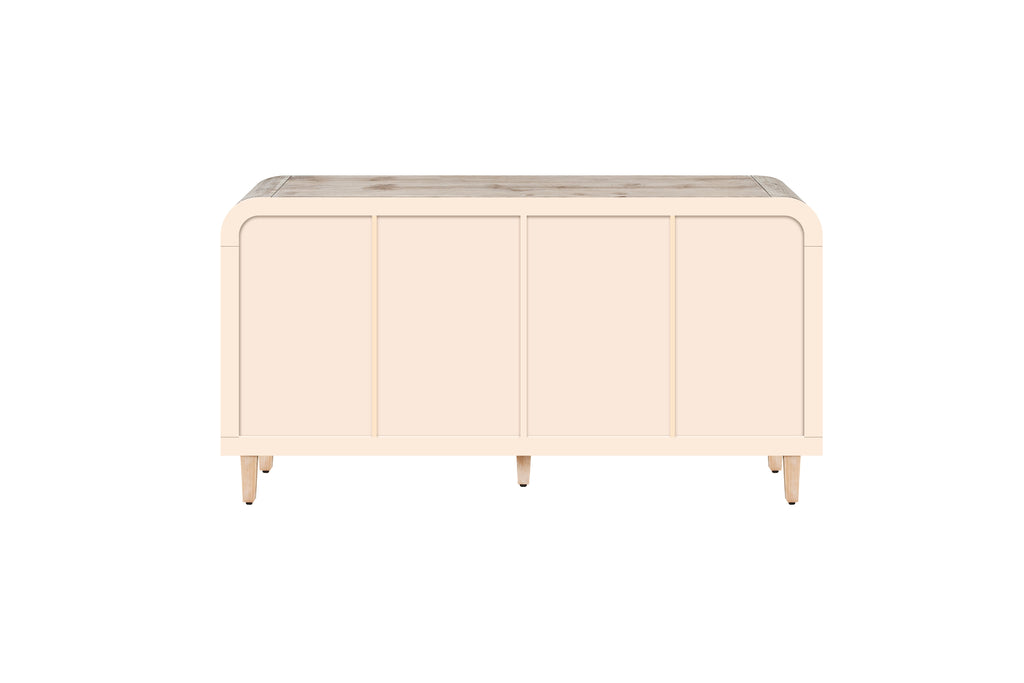 Curved Vintage Storage Sideboard - image 10