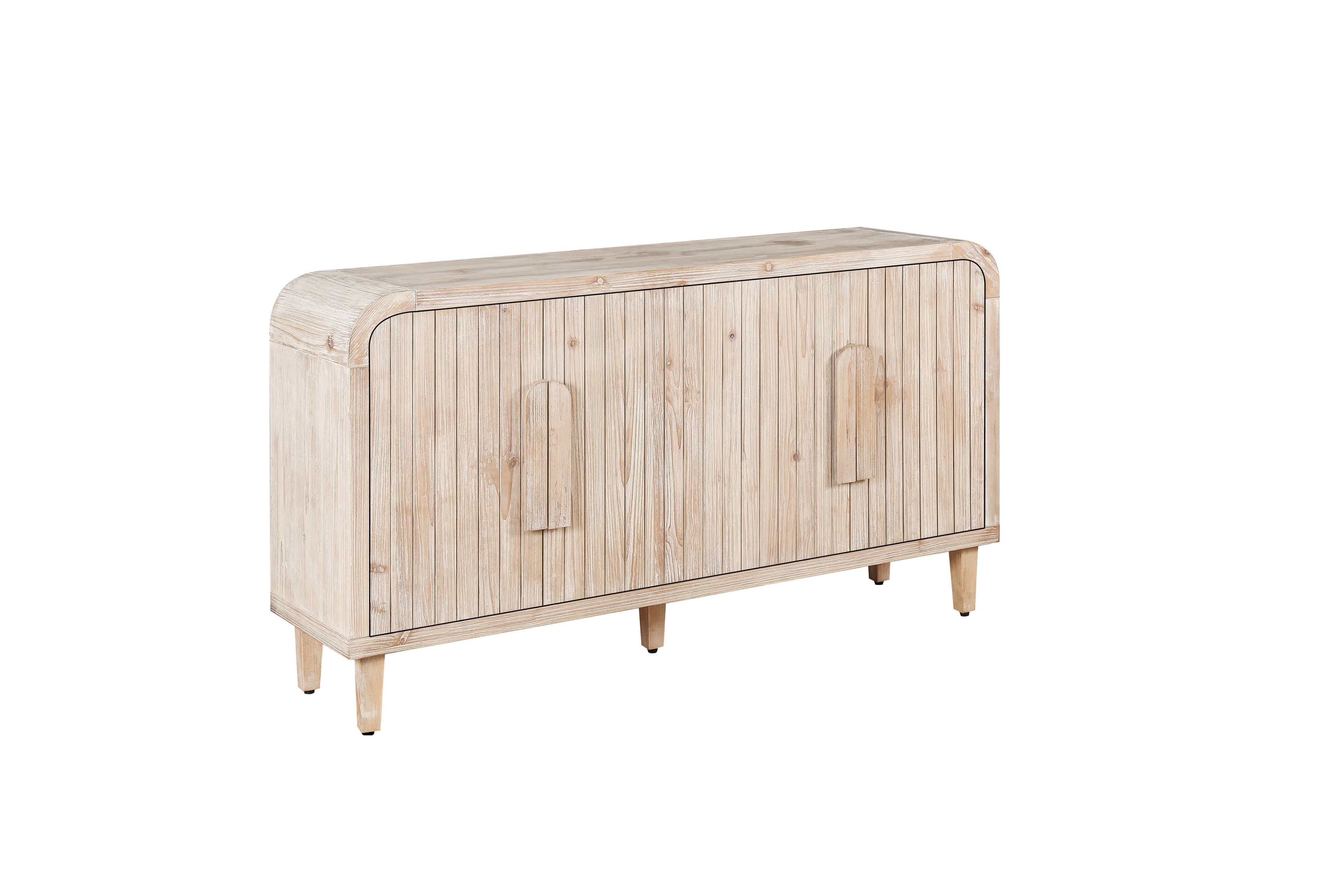 Curved Vintage Storage Sideboard