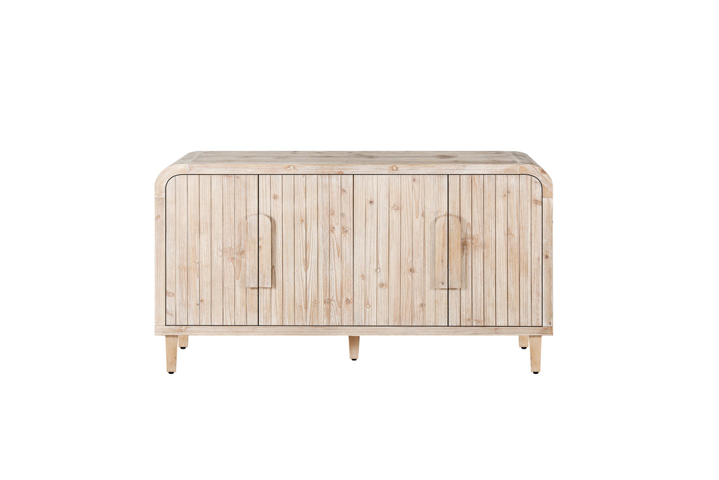 Curved Vintage Storage Sideboard