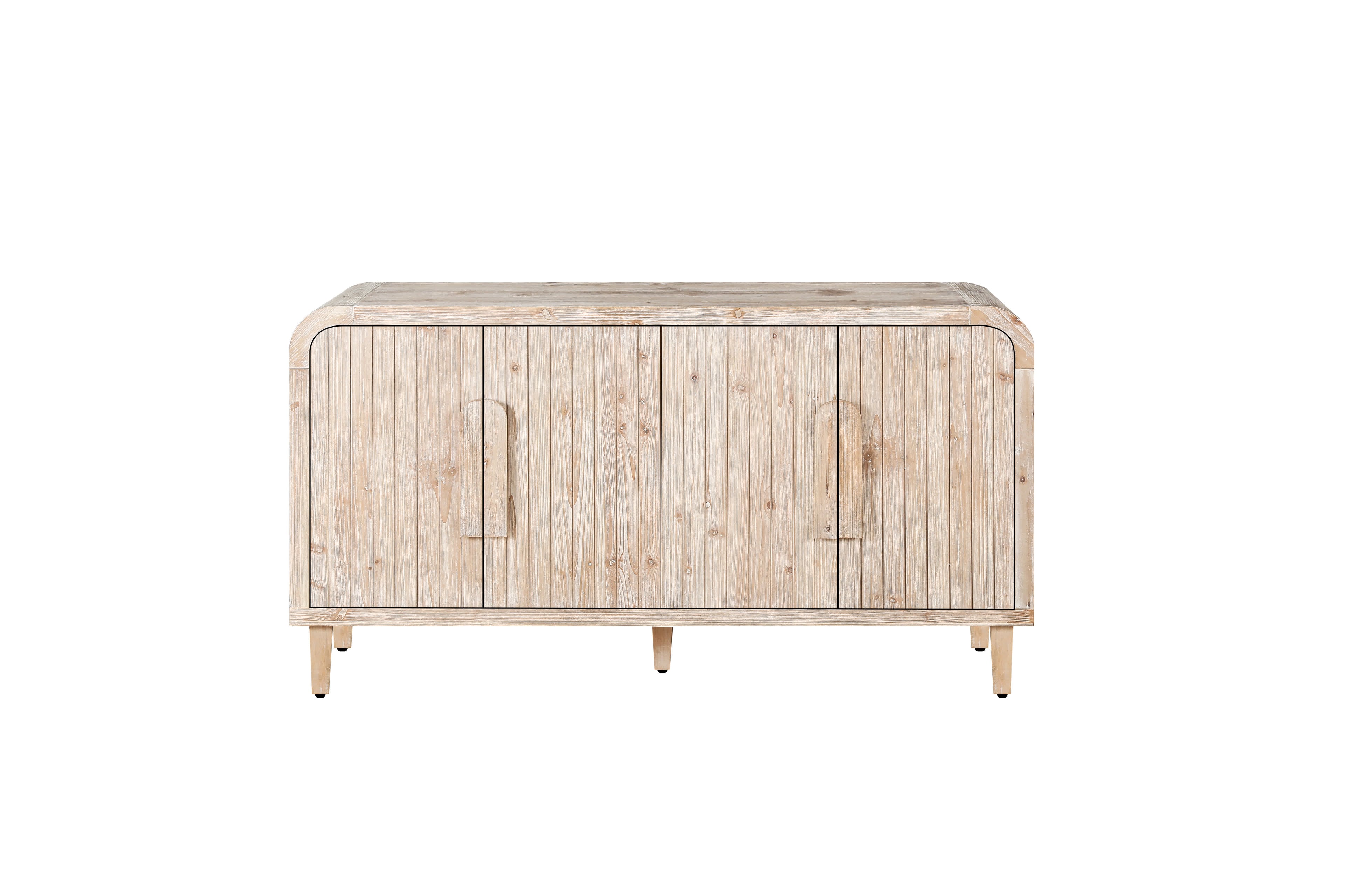 Curved Vintage Storage Sideboard