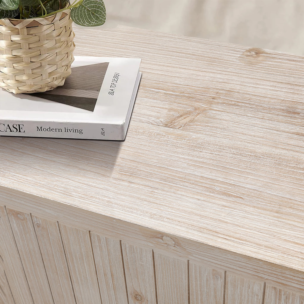 Curved Vintage Storage Sideboard - image 4
