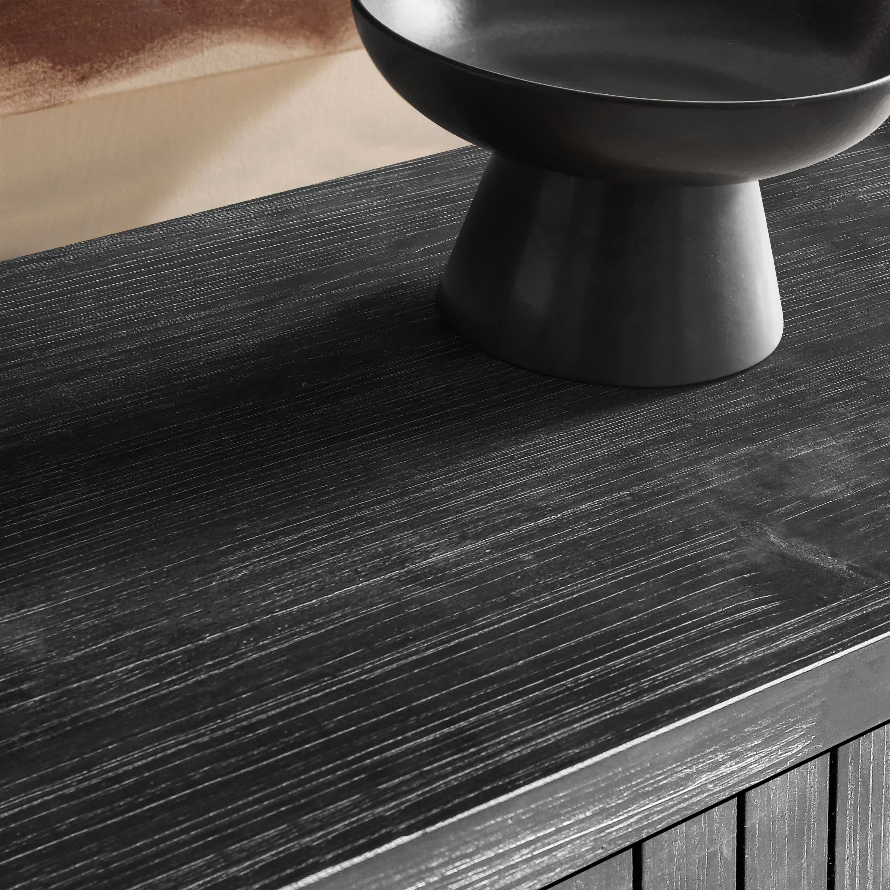 Curved Vintage Storage Sideboard