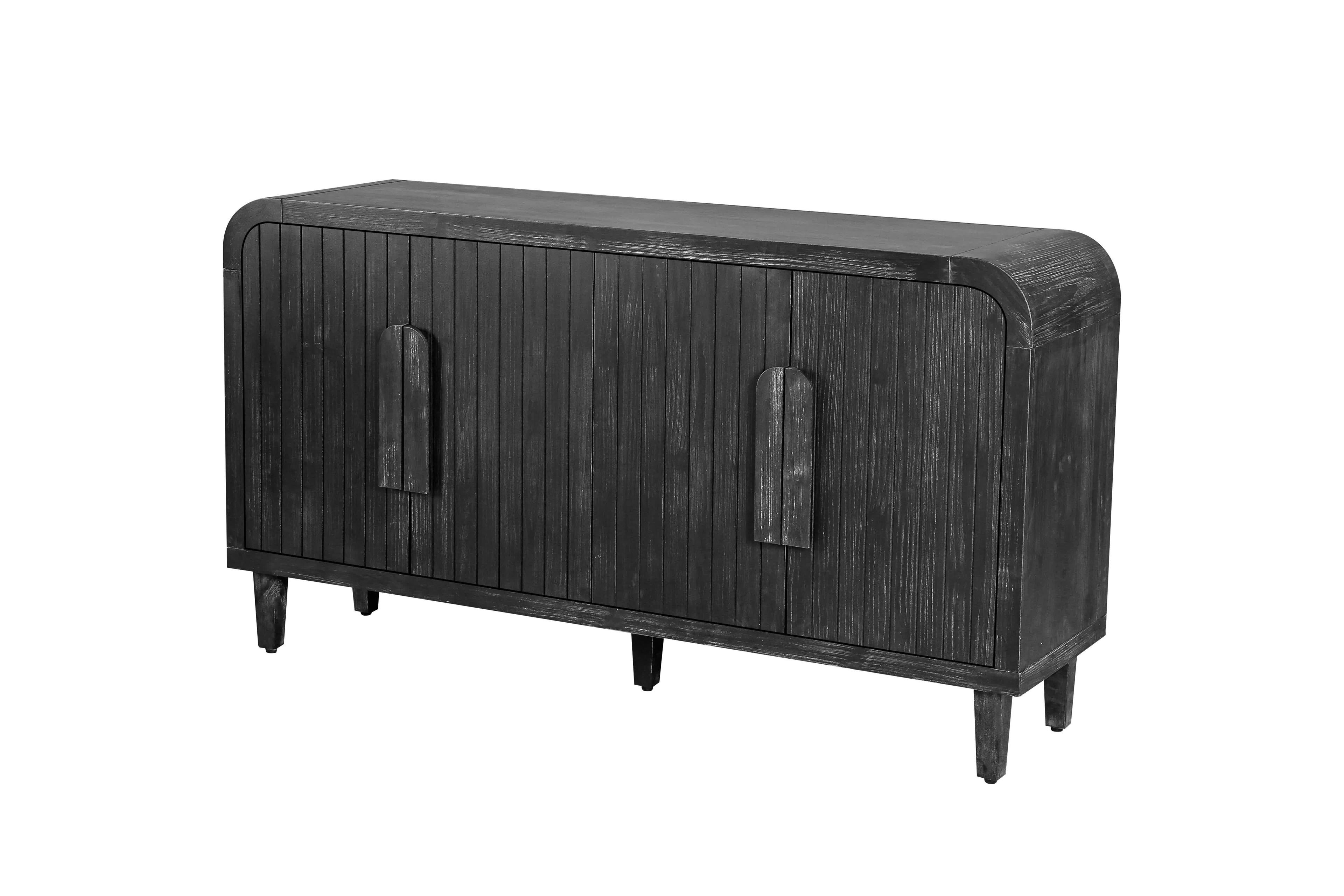 Curved Vintage Storage Sideboard - image 20