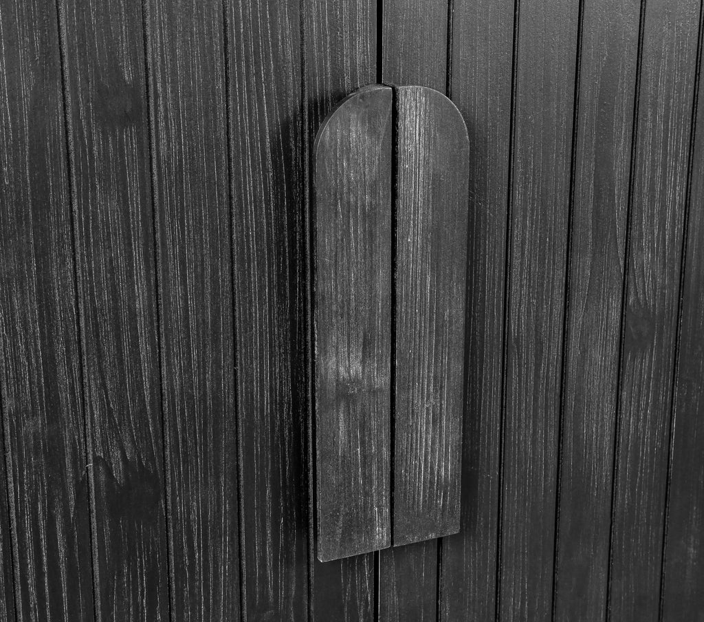 Curved Vintage Storage Sideboard