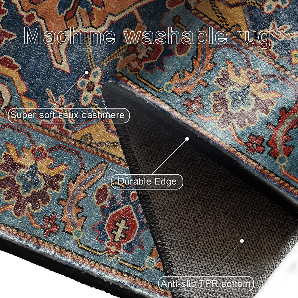 Vintage Extoic Durable Anti-slip Area Rug  - image 6