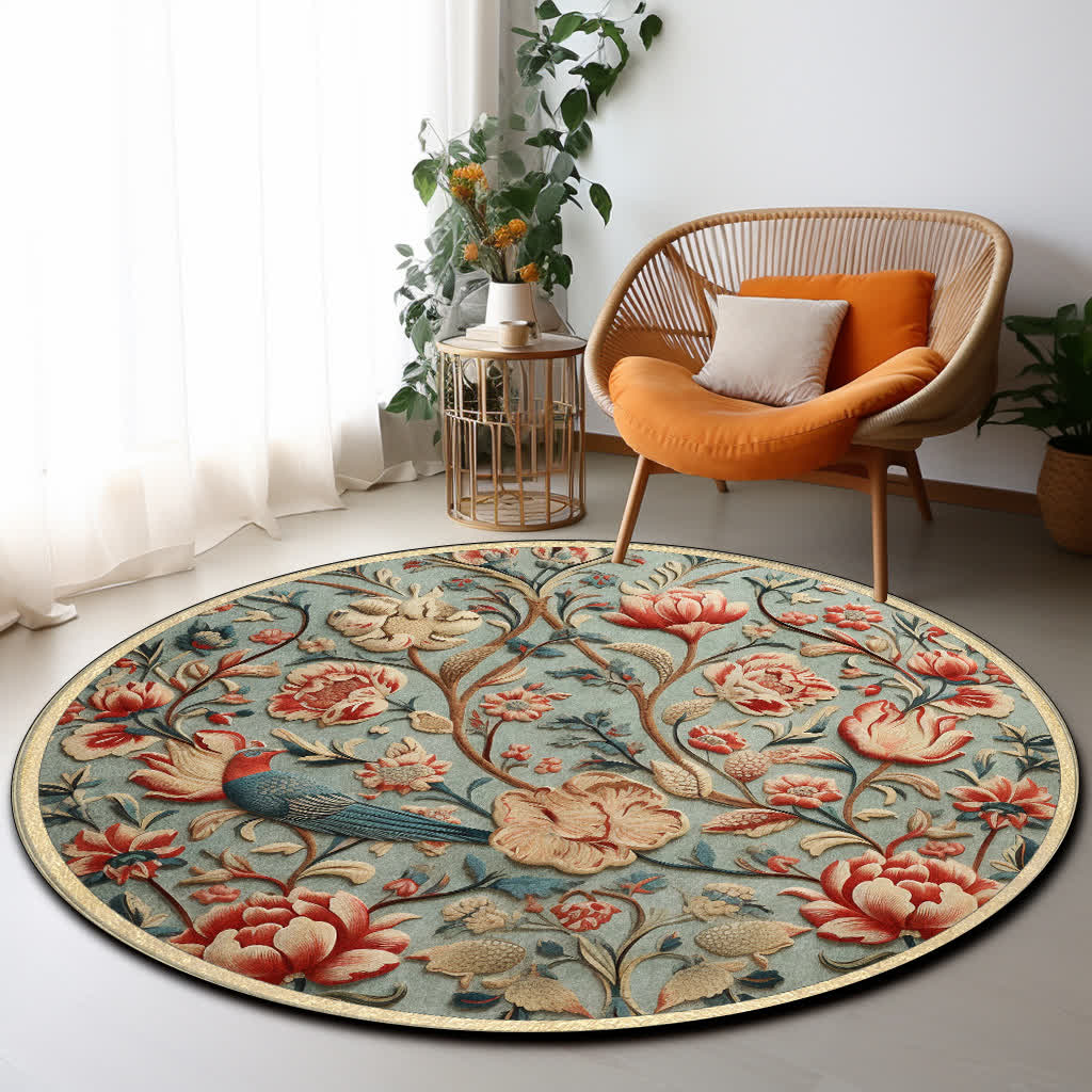 Elegant Rural Anti-slip Indoor Outdoor Rug  - image 1