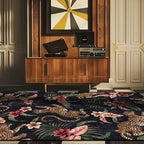 Tropical Leopard Washable Anti-slip Area Rug - image 0