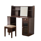Elegant Wooden Makeup Vanity Desk Set - image 3