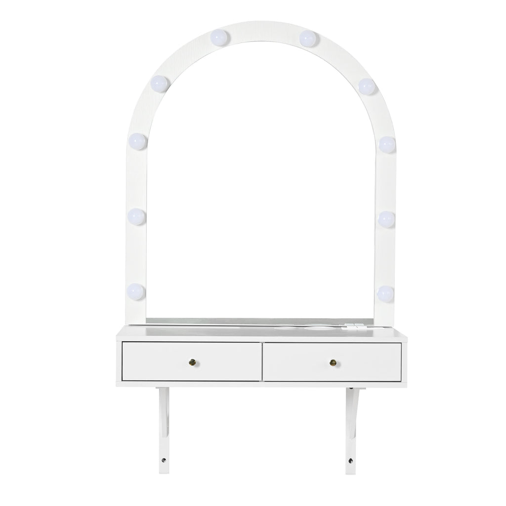 Floating Wall Vanity Dressing Table - image 13