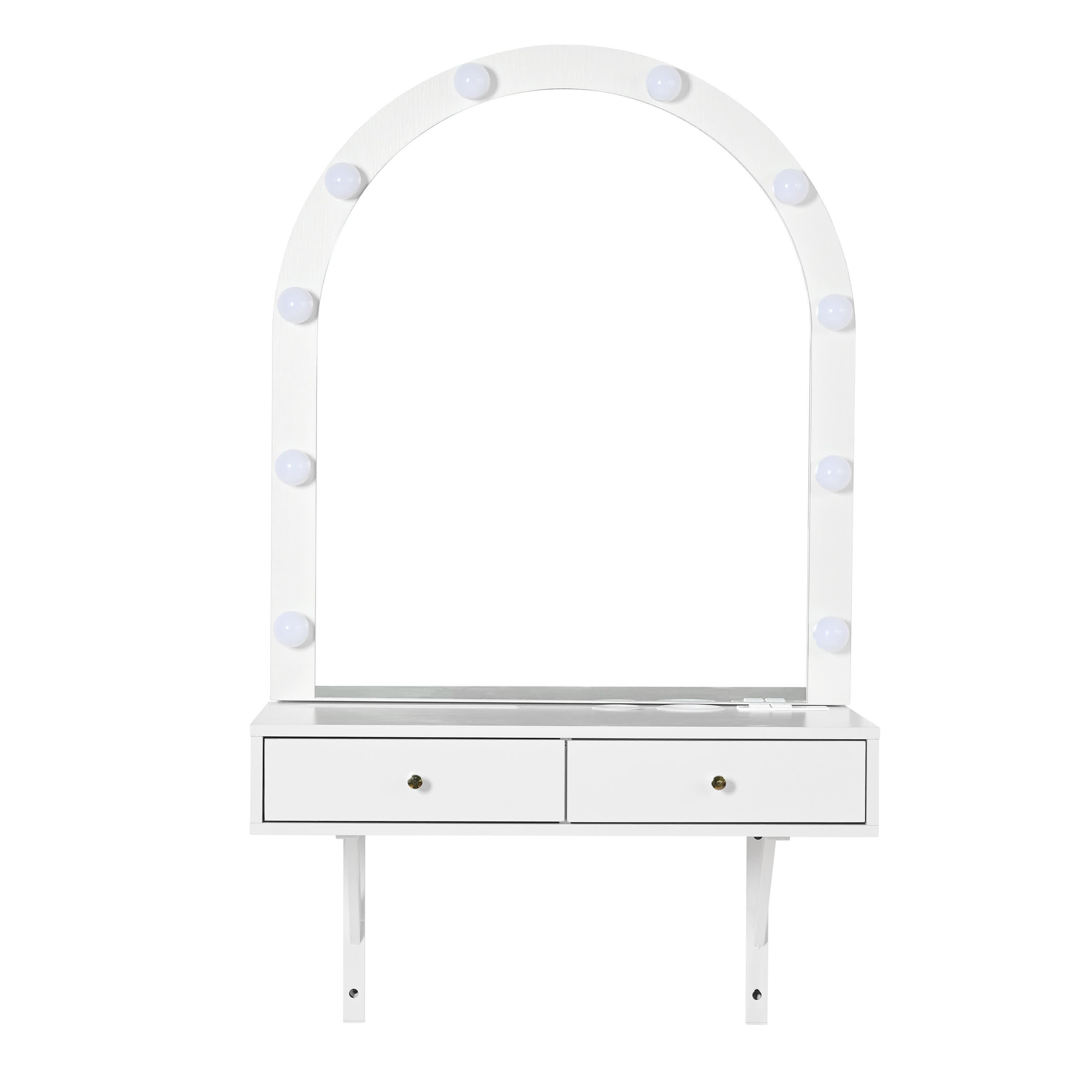 Floating Wall Vanity Dressing Table - image 13
