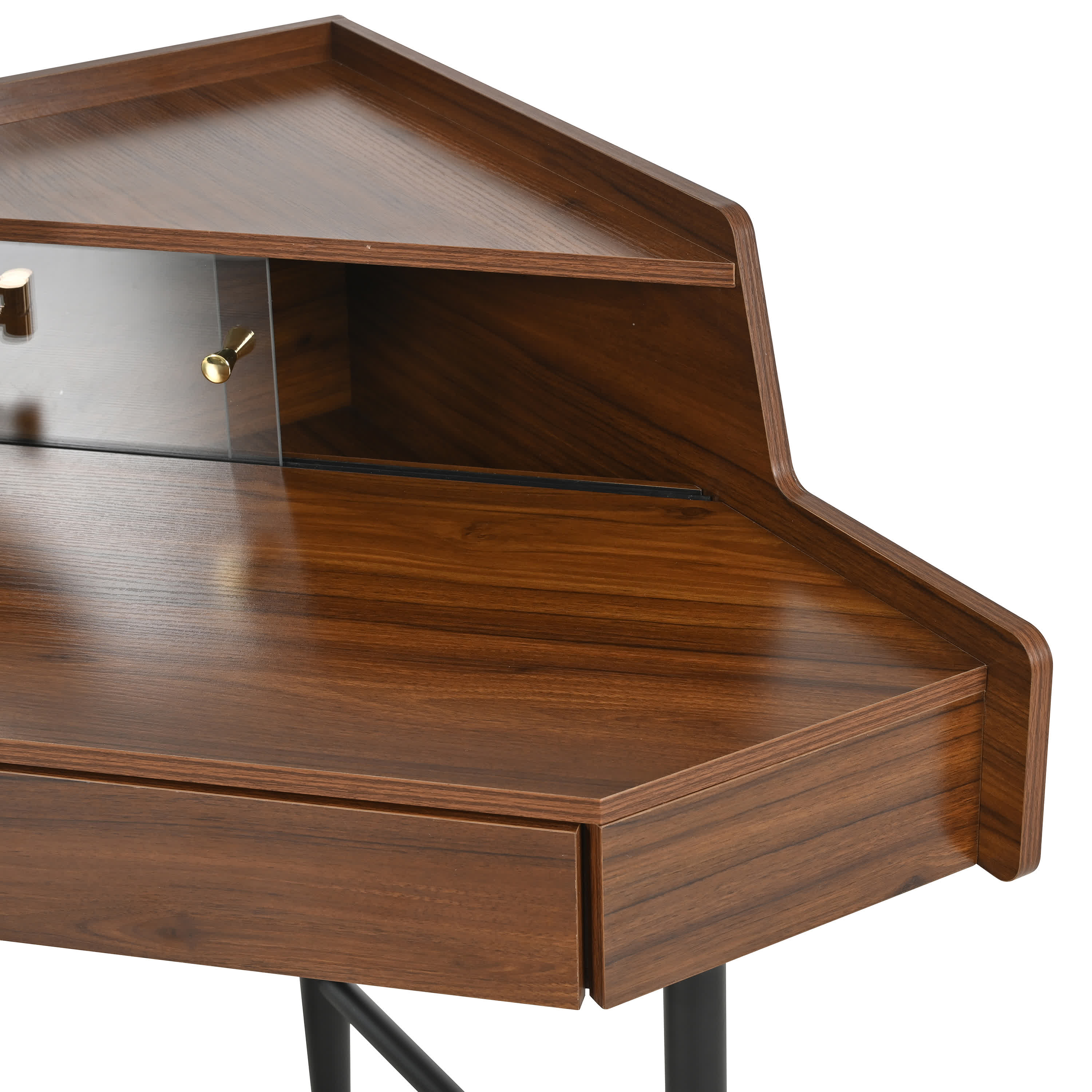 Corner Makeup Vanity Desk Set