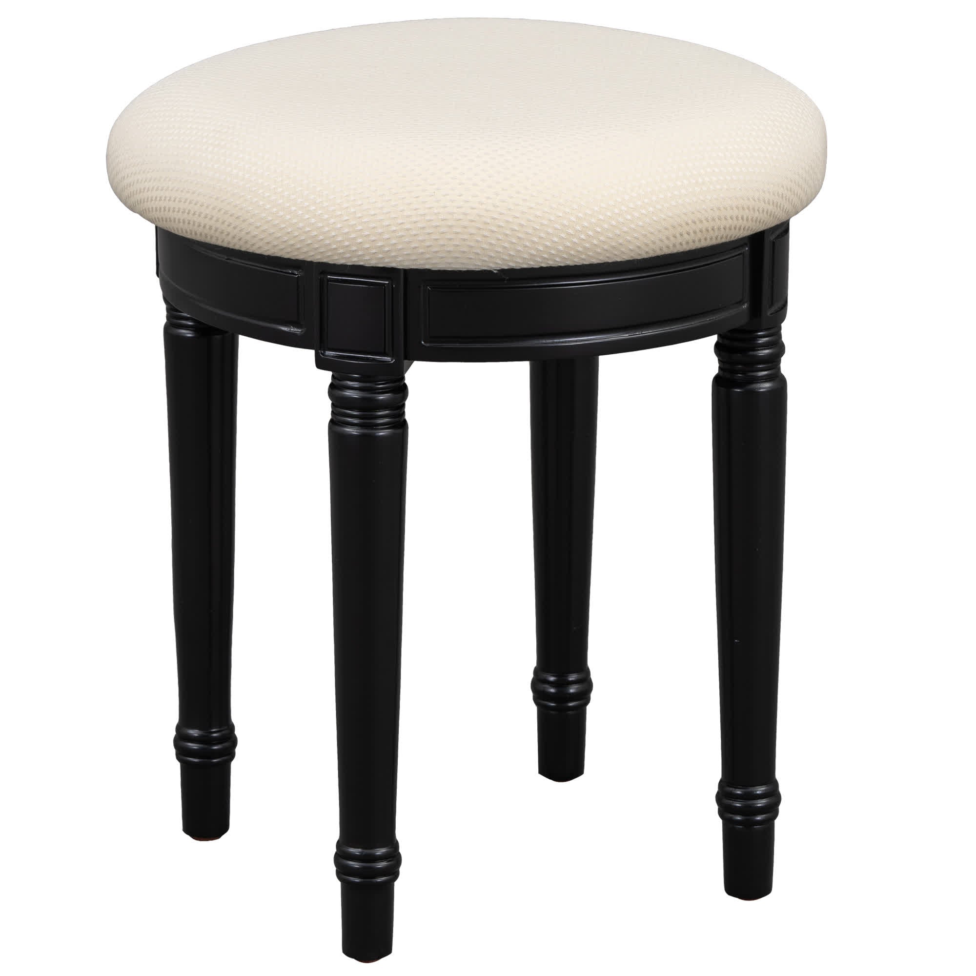 Tri-fold Mirror Vanity Desk Stool Set