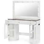 Modern Glass Top Makeup Vanity - image 8