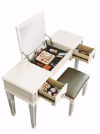 Flip Up Vanity Table Stool Set - image 7