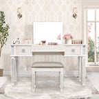 Flip Up Vanity Table Stool Set - image 4