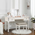Flip Up Vanity Table Stool Set - image 3