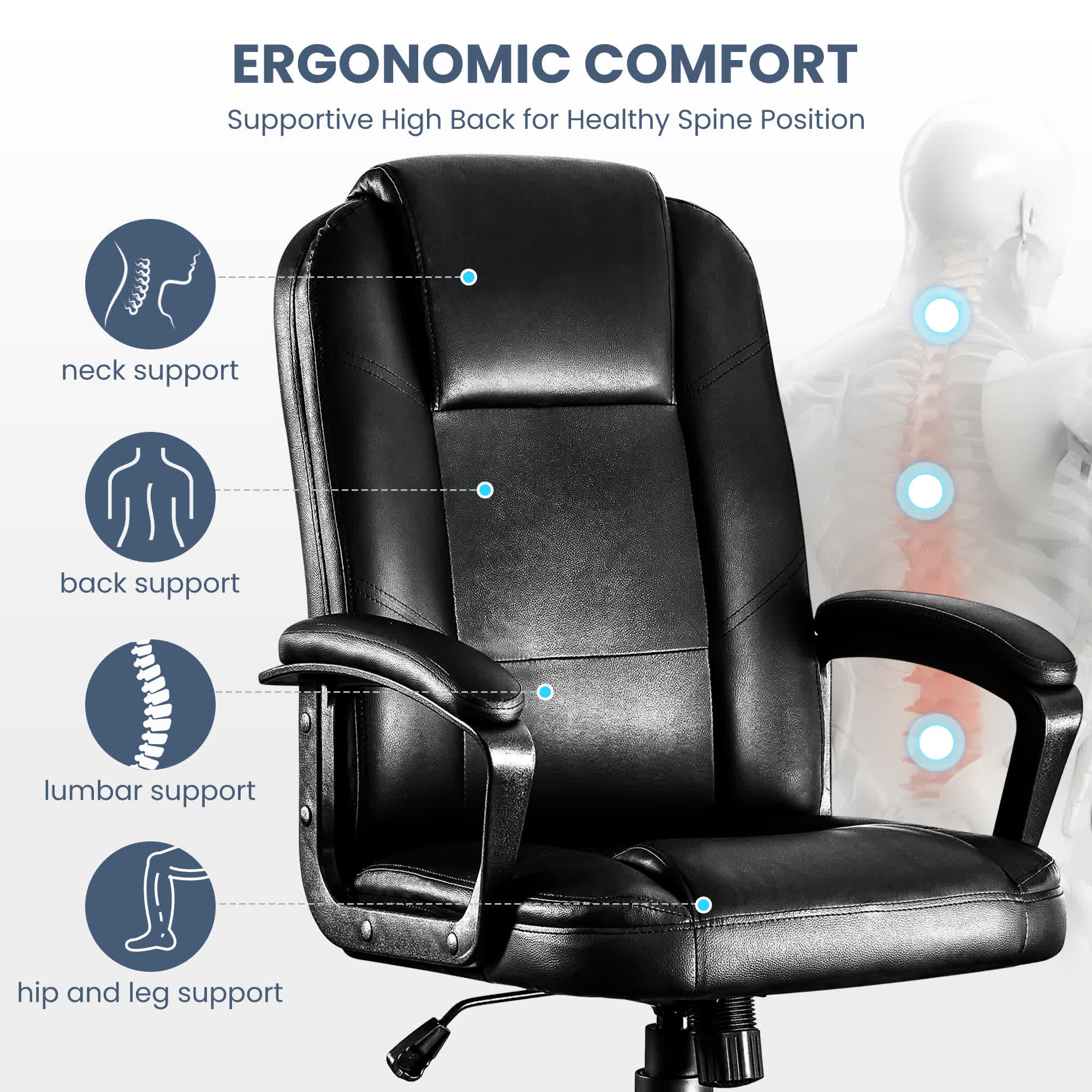 Ergonomic Home Office Gaming Chair - image 3