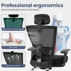 Ergonomic Big and Tall Office Mesh Chair - image 4