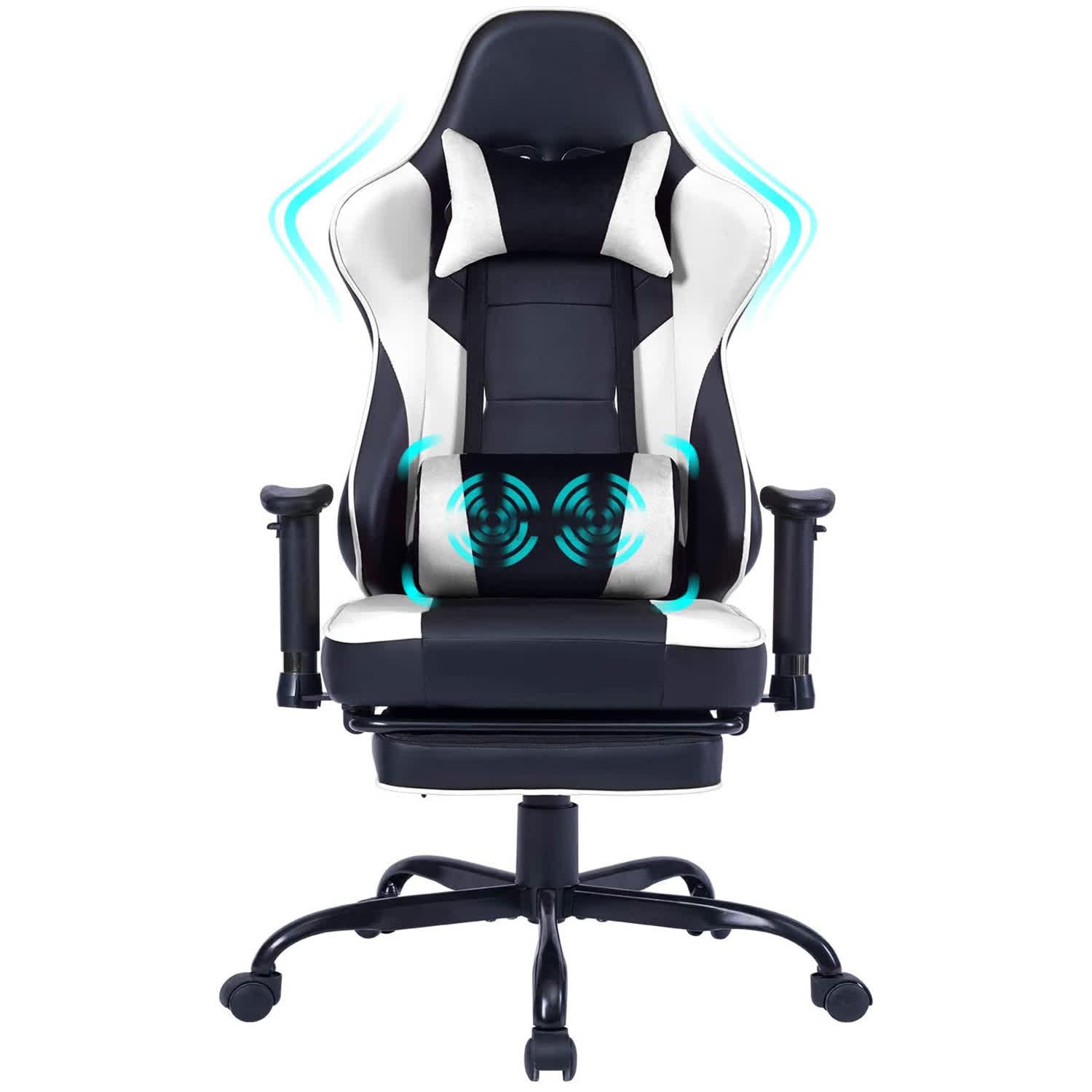 Ergonomic Computer Chair with Vibration Massage Function - image 1