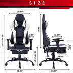 Ergonomic Computer Chair with Vibration Massage Function - image 6