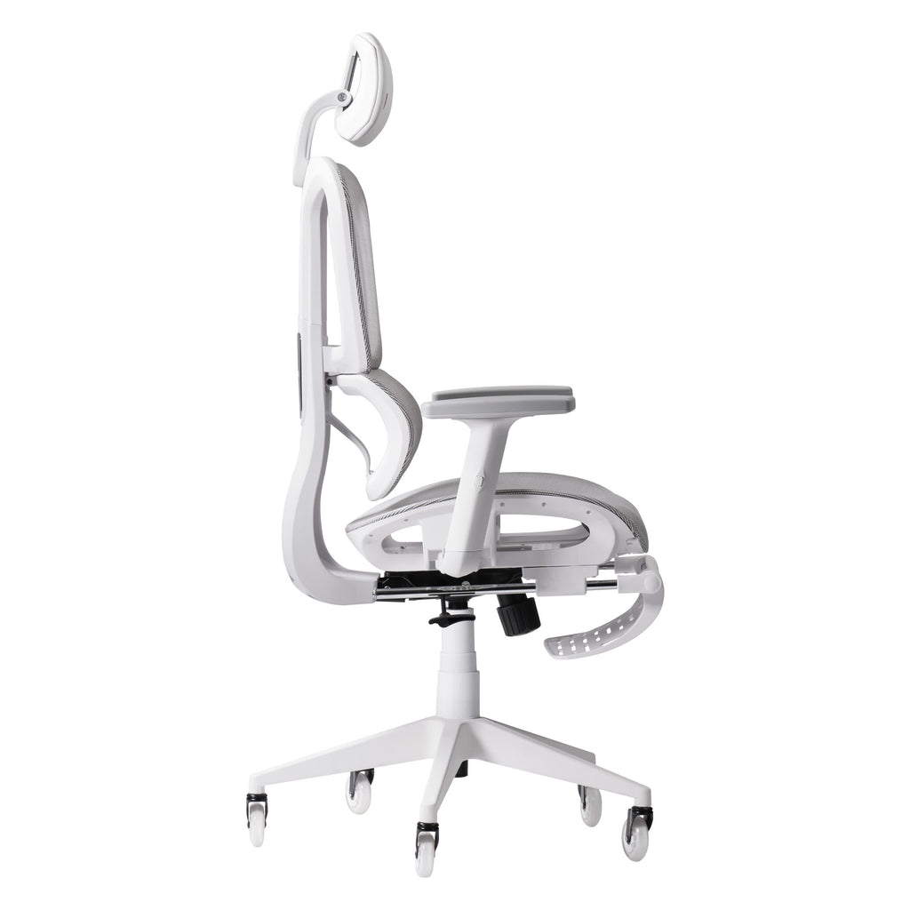 Ergonomic White Mesh Gaming Chair
