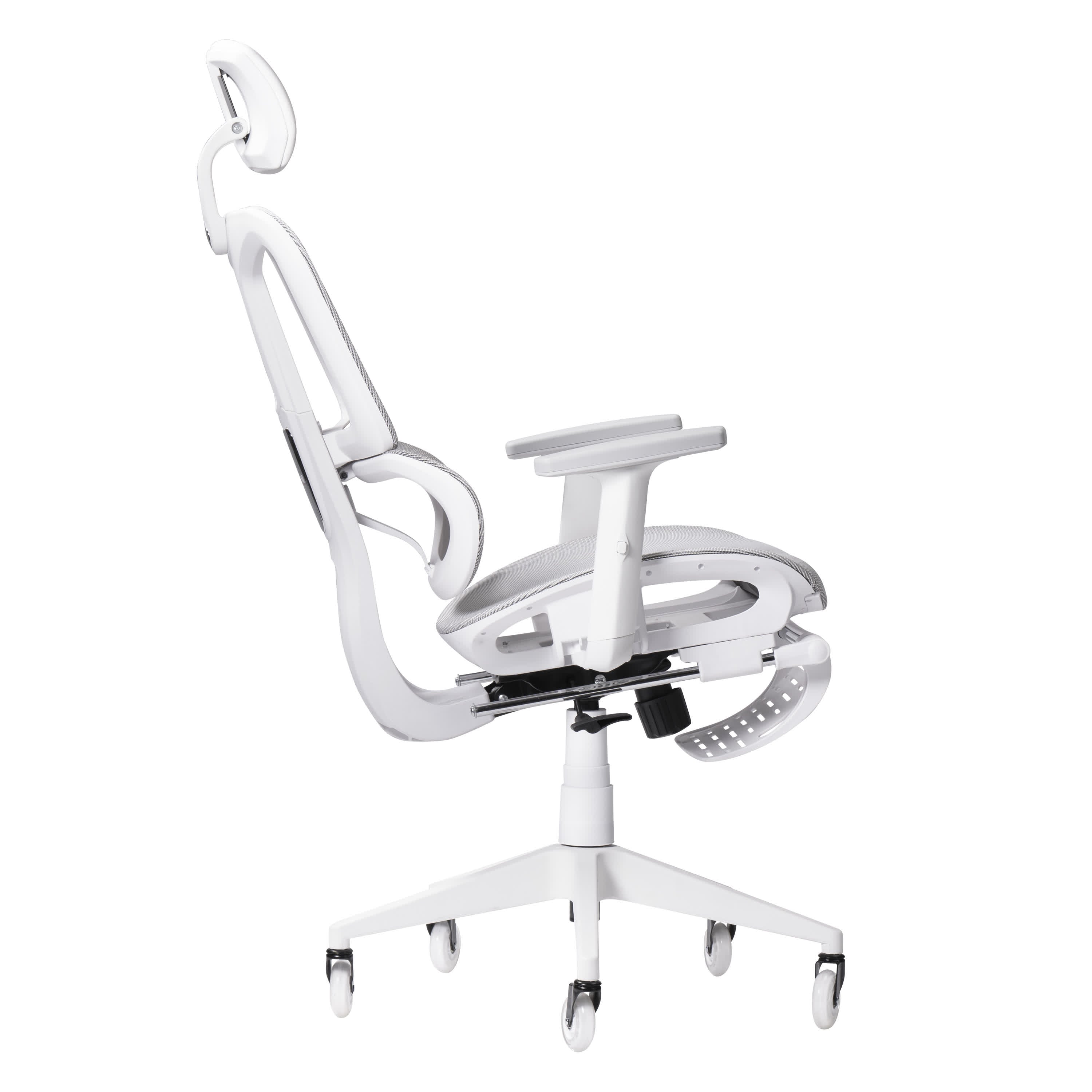 Ergonomic White Mesh Gaming Chair