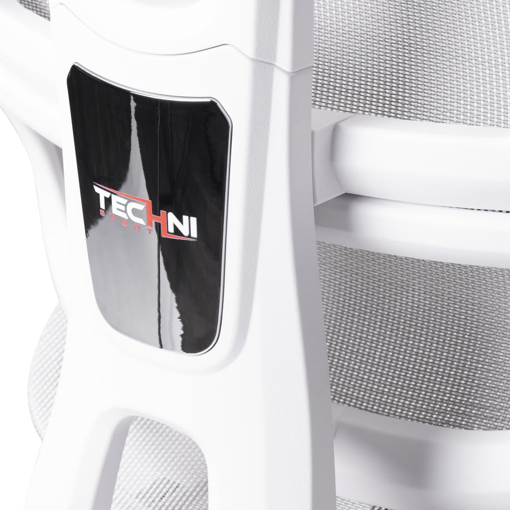 Ergonomic White Mesh Gaming Chair