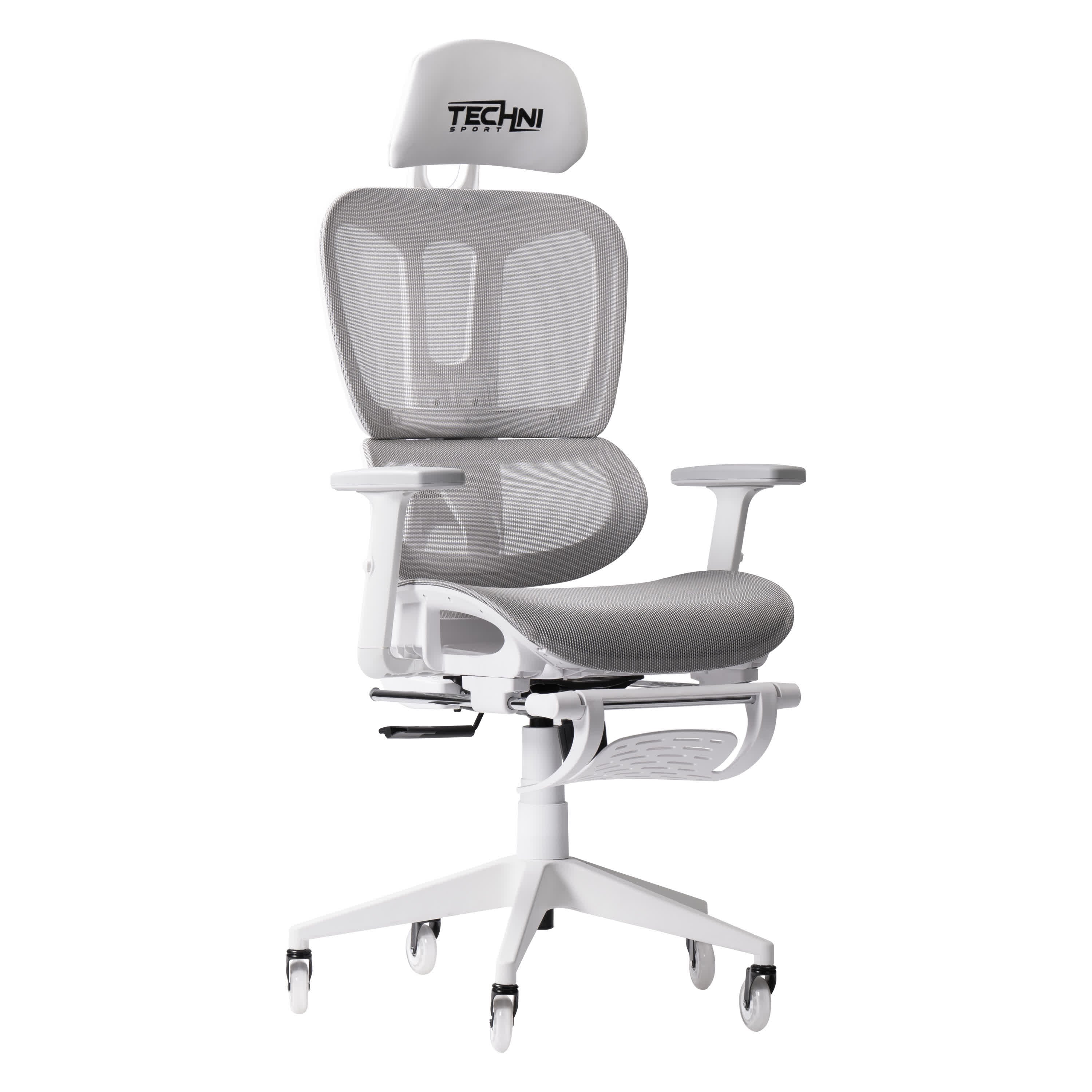 Ergonomic White Mesh Gaming Chair