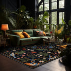 Vintage Garden Washable Durable Anti-slip Area Rug  - image 0