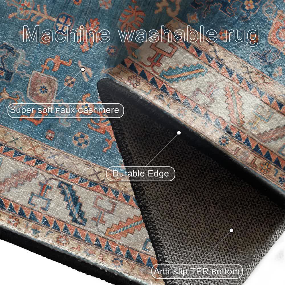 Persian Ethnic Anti-slip Indoor Outdoor Rug