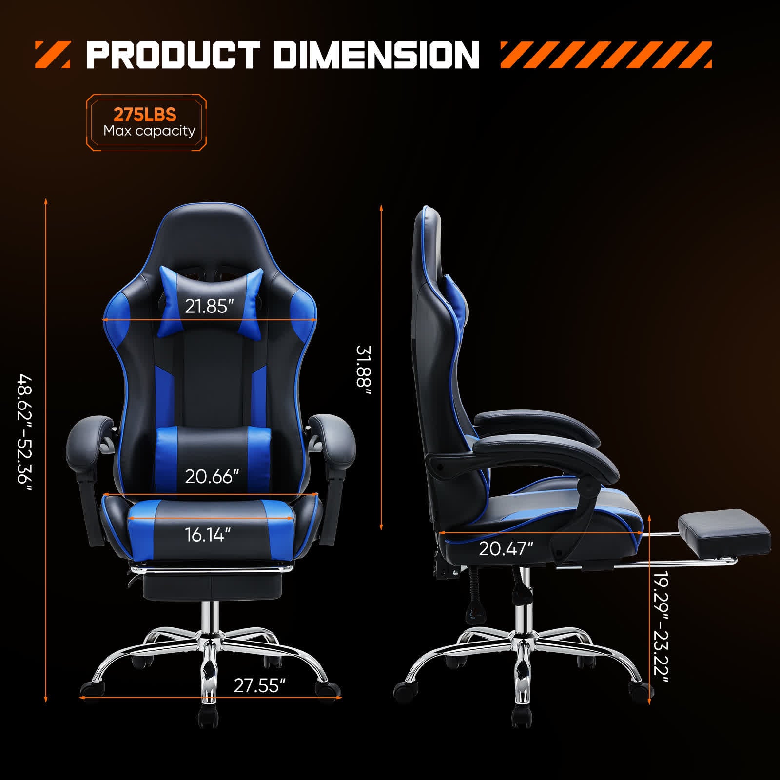Ergonomic Adjustable Video Game Chair - image 13