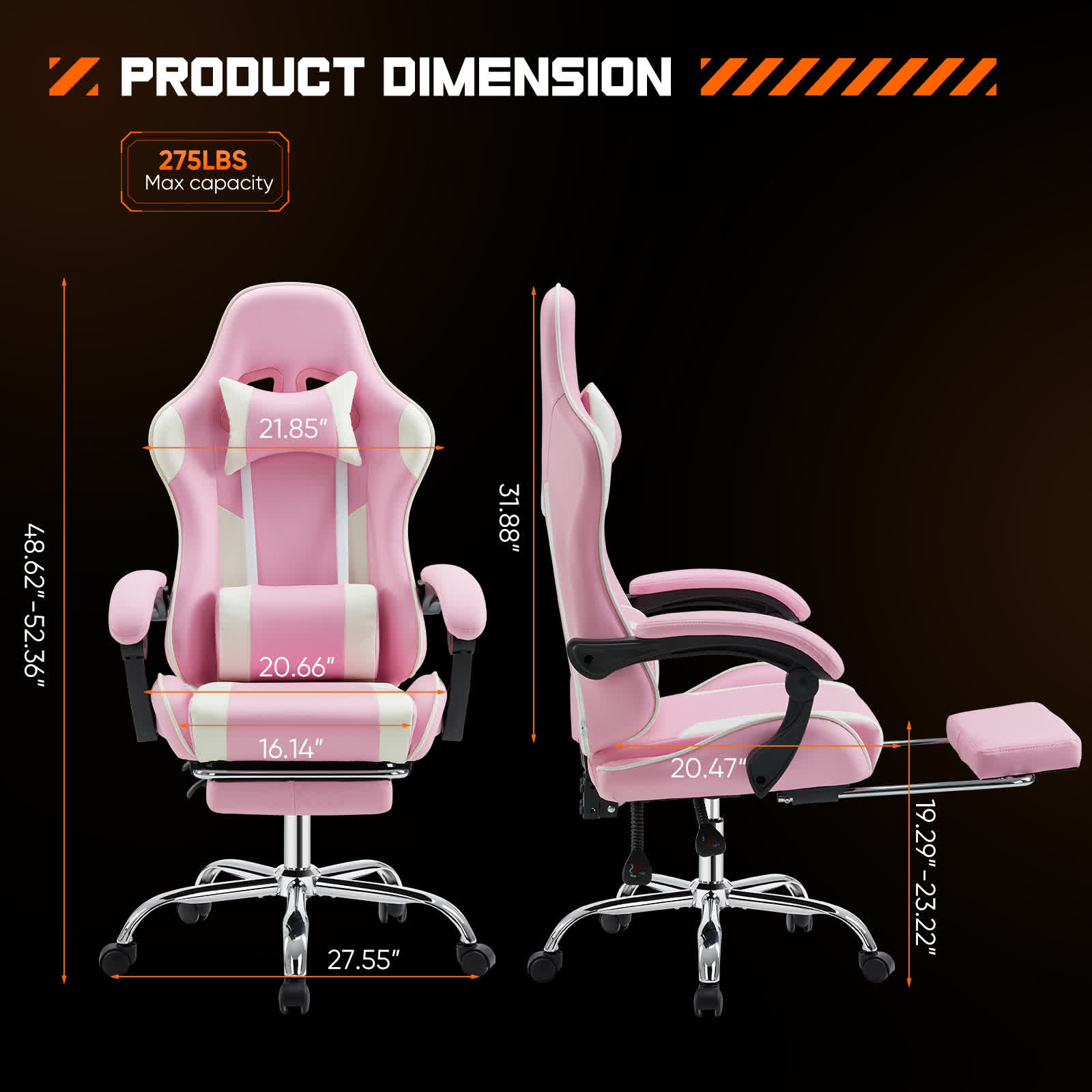 Ergonomic Adjustable Video Game Chair