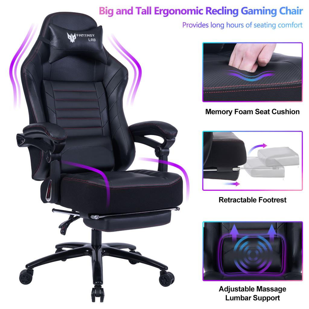 Height Adjustable Swivel Ergonomic Office Game Chair - image 4