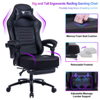 Height Adjustable Swivel Ergonomic Office Game Chair - image 4