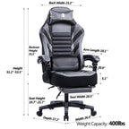 Height Adjustable Swivel Ergonomic Office Game Chair - image 11