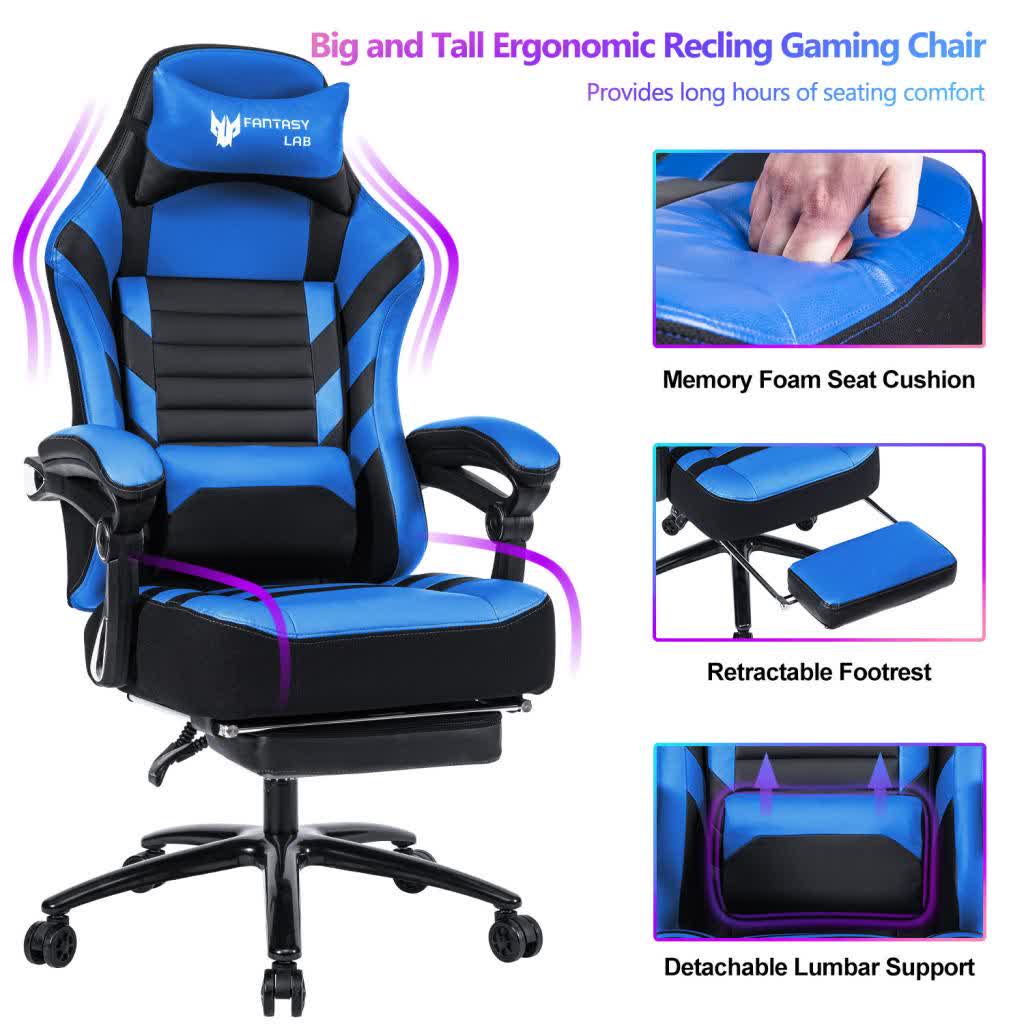 Height Adjustable Swivel Ergonomic Office Game Chair - image 15