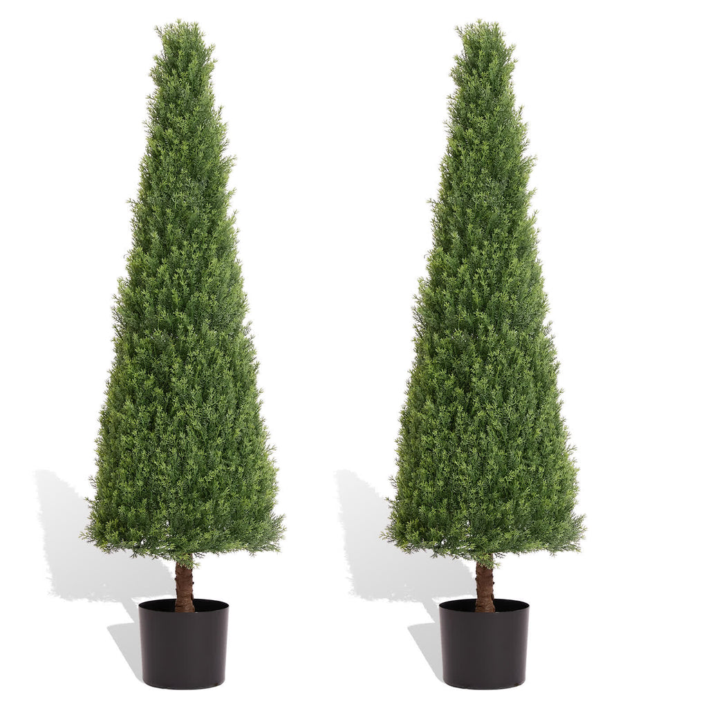 Artificial Boxwood Topiary Tree Decor