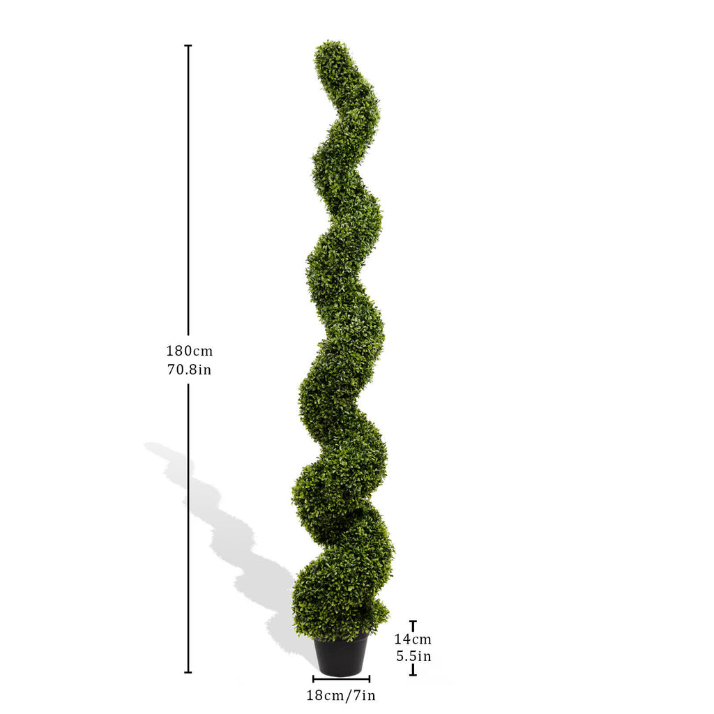 Outdoor Uv-resistant Plastic Boxwood Topiary Tree - image 9