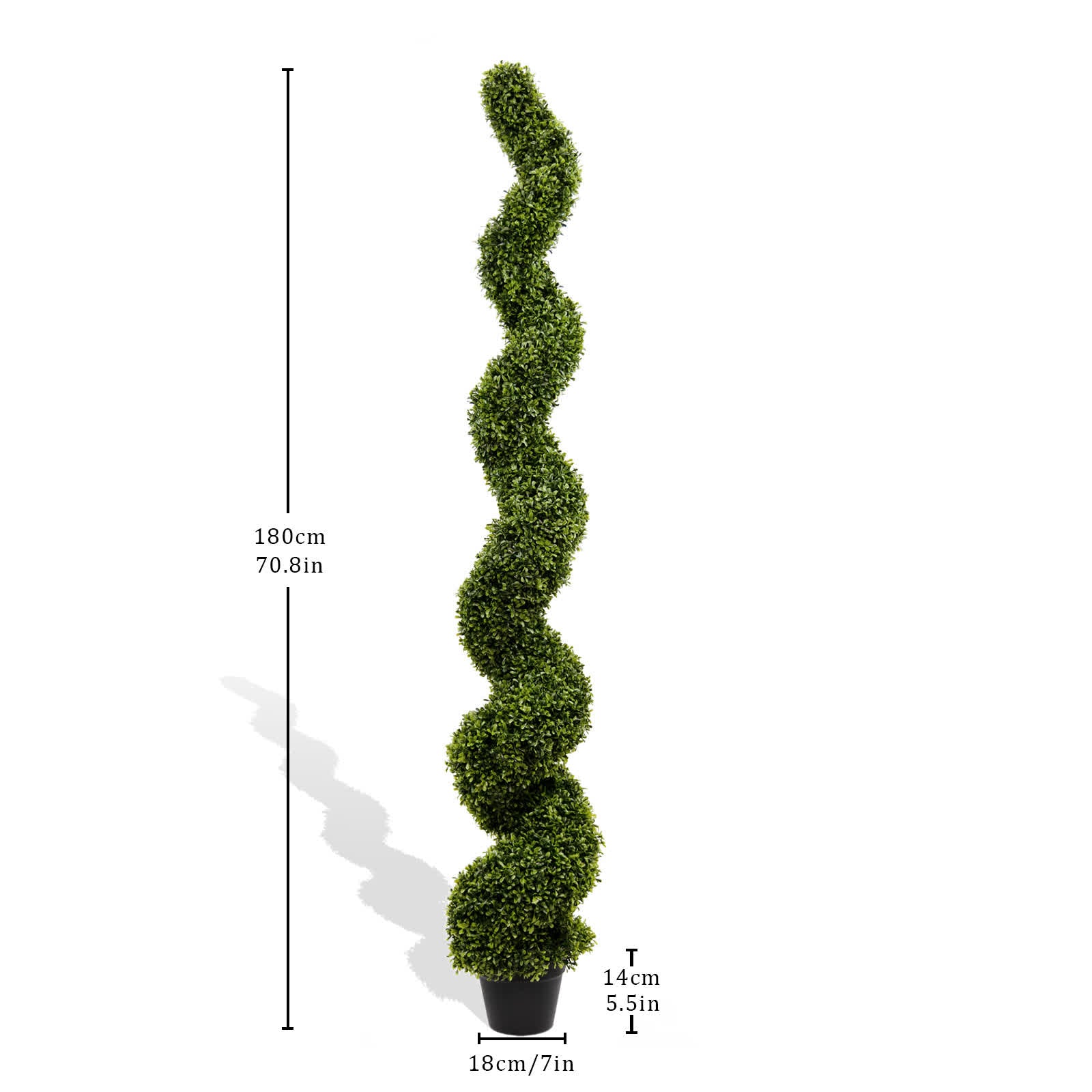 Outdoor Uv-resistant Plastic Boxwood Topiary Tree - image 9